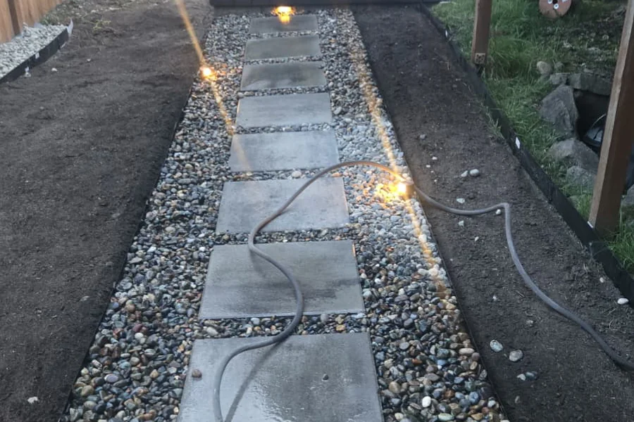 After Landscape Lighting